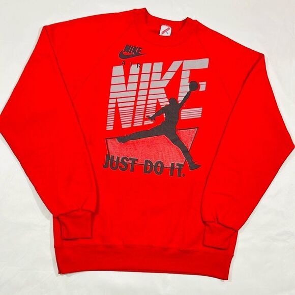 Vintage Air Jordan Nike Just Do It Bootleg Crewneck Sweater - Picture 2 of 9